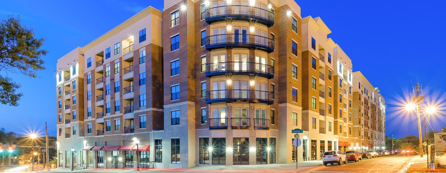 a large building with many windows